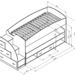 Кровать-чердак Дюймовочка 4.3 в Пензе