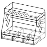 Двухъярусная кровать Дельта 20.01 в Пензе