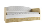 Односпальная кровать с ящиками Сканди ДКД 2000.1 в Пензе
